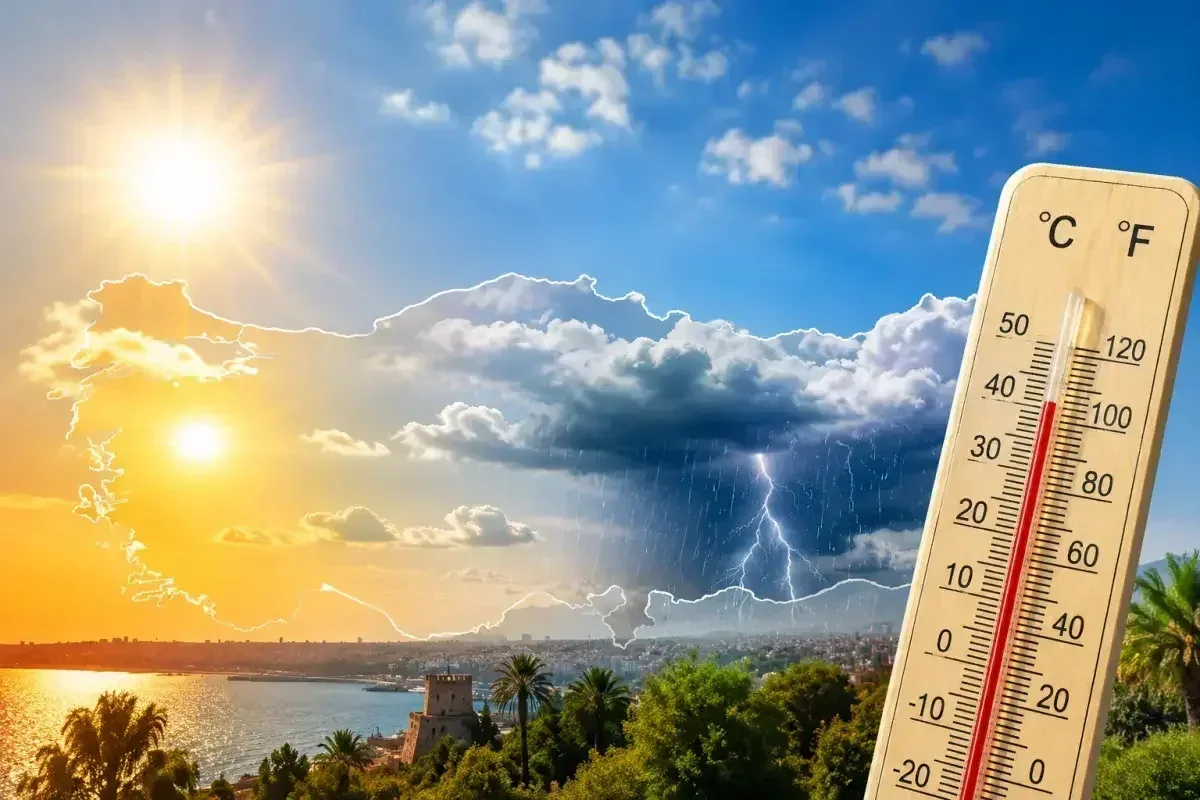 Meteoroloji’den sağanak uyarısı: Sıcaklıklar mevsim normallerinin üzerinde