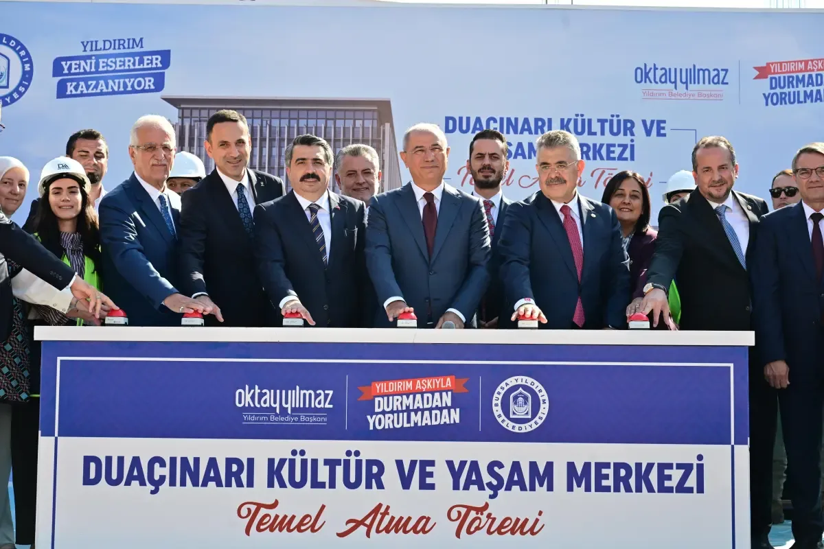 Bursa Yıldırım'da 2 milyarlık dev projede ilk harç döküldü