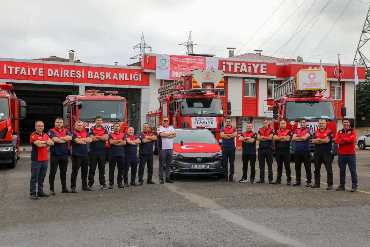 Ordu'da İtfaiye Haftası coşkusu başladı