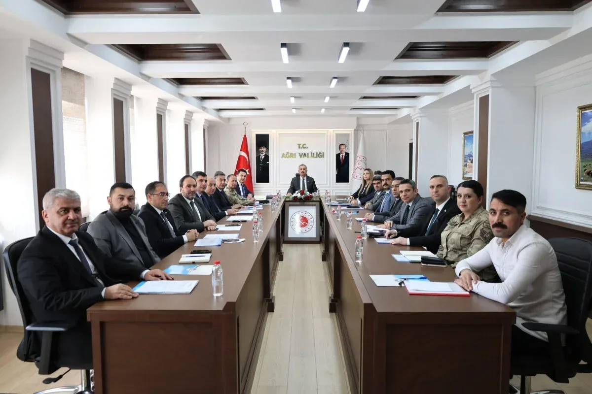Ağrı'da okul güvenliği için yeni tedbirler görüşüldü