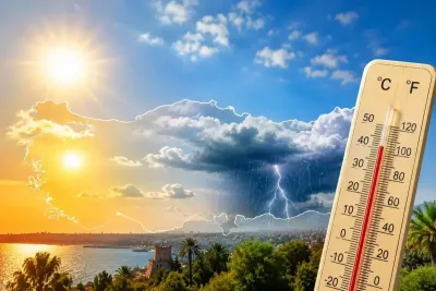 Meteoroloji’den sağanak uyarısı: Sıcaklıklar mevsim normallerinin üzerinde