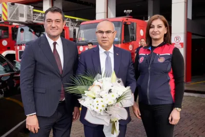 Giresun Valisi Mustafa Koç itfaiye haftasını kutladı